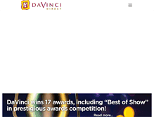 Tablet Screenshot of davinci-direct.com